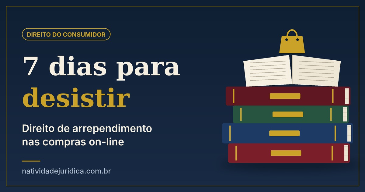 Direito de arrependimento em 7 dias da compra