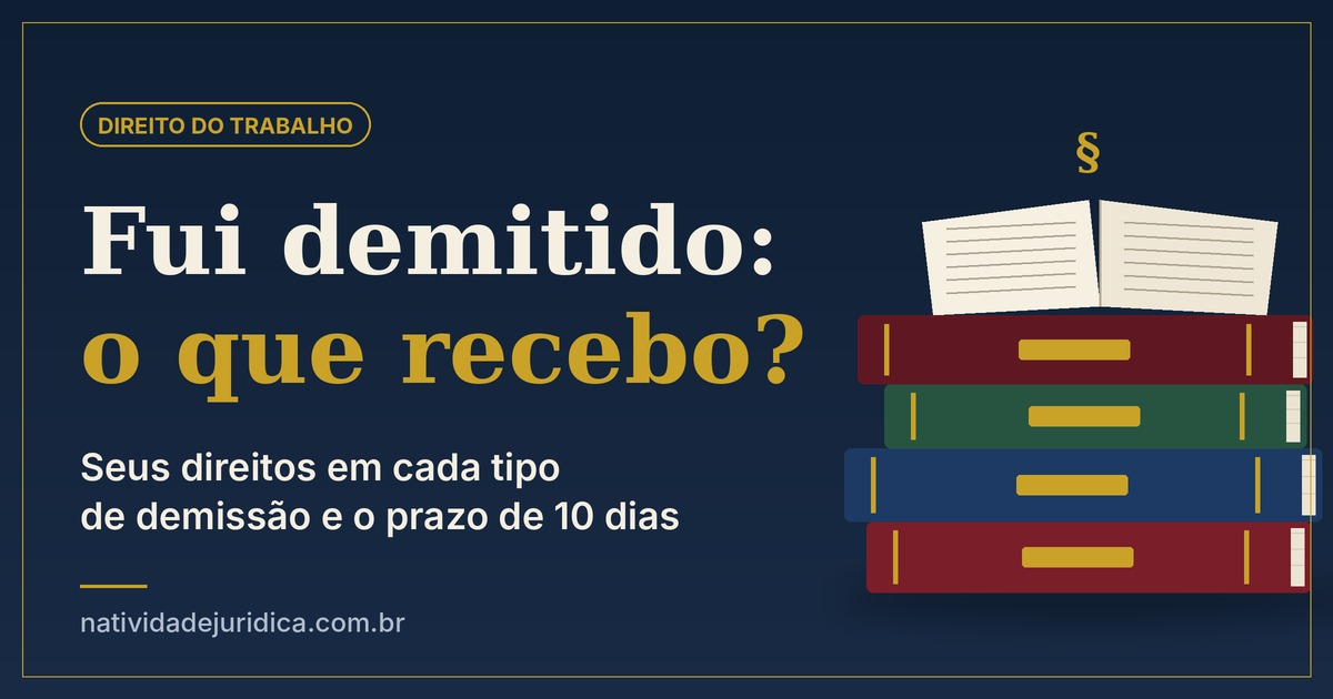 Fui demitido: o que tenho direito a receber e em quanto tempo