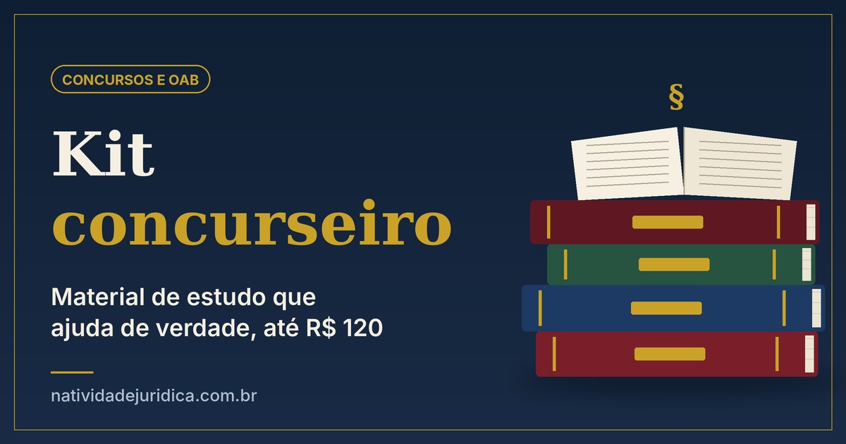 Kit concurseiro até R$ 120